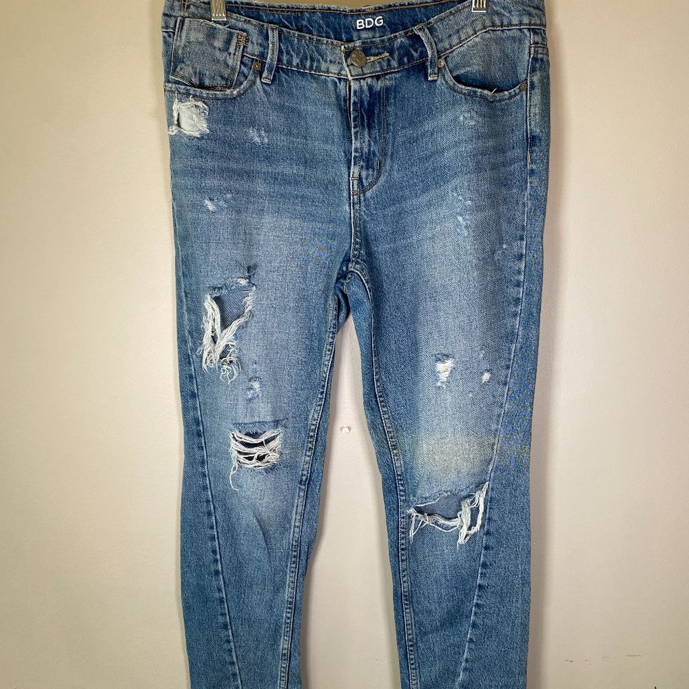 BDG Slim Boyfriend Ripped Jeans